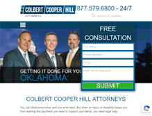 Tablet Screenshot of getcolbert.com